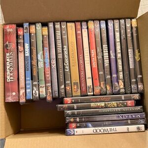All brand new. Great for DVD Movie Collection -